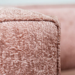 Hoekbank Memphis roze stof chenille rechts - Afbeelding 6