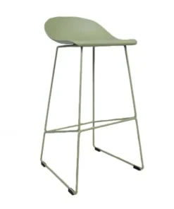 Barkruk Erica groen Scandinavisch design 76 cm