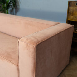 Velvet bank 2,5-zits Memphis roze - Afbeelding 4