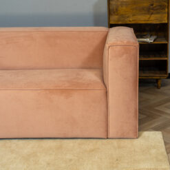 Velvet bank 2,5-zits Memphis roze - Afbeelding 7