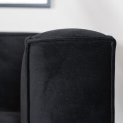 Bank Memphis zwart Velvet 2,5-zits - Afbeelding 5