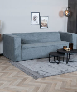 3-zits bank Memphis Antraciet