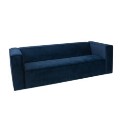 Velvet bank 3-zits Memphis blauw