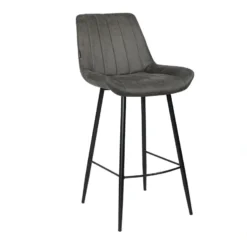 Industriële barkruk Brooke antraciet 72 cm