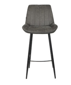 Alternative view of Industriële barkruk Brooke antraciet 72 cm