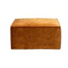 Hocker Memphis okergeel velvet