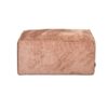 Hocker Memphis roze chenille