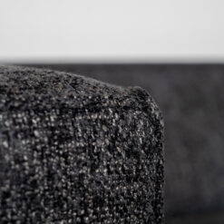 Hoekbank Memphis stof chenille zwart rechts - Afbeelding 6