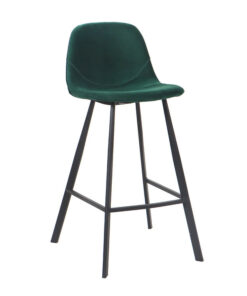 bronx71-velvet-barkruk-logan-groen-70-cm