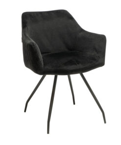 bronx71-velvet-eetkamerstoel-nelly-zwart