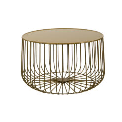 Salontafel Senna goud metaal
