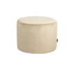 Poef Anna beige velvet
