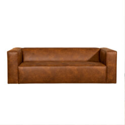 Industriële bank 3-zits Memphis eco-leer cognac