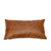 Sierkussen Kyla eco-leer cognac 25 x 45 cm