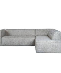 Hoekbank Memphis stof chenille taupe rechts