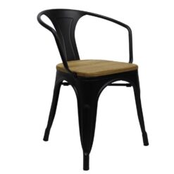 retro-cafe-armstoel-graham-hout-zwart
