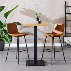 Bistro bartafel Nils - 70 x 70 - Eiken - Afbeelding 4