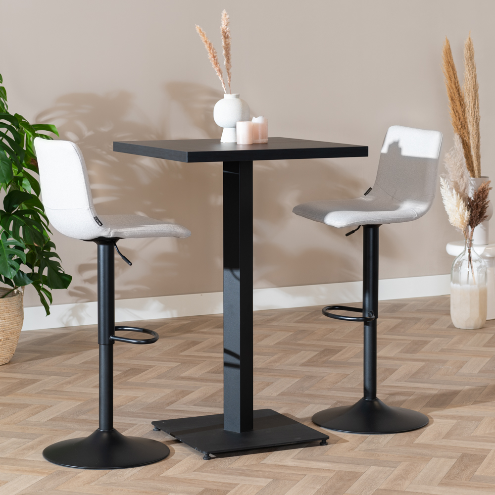 Bistro bartafel Nils - 70 x 70 - Zwart - Afbeelding 5