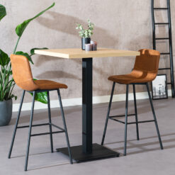 Bistro bartafel Nils - 80 x 80 - Eiken - Afbeelding 2
