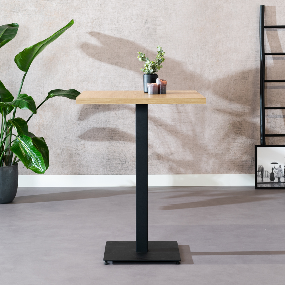 Bistro bartafel Nils - 80 x 80 - Eiken - Afbeelding 5