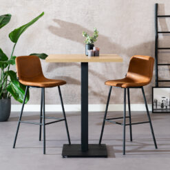 Bistro bartafel Nils - 80 x 80 - Eiken - Afbeelding 7