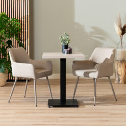 Bistro tafel Nils - 60 x 60 - Beige - Afbeelding 6