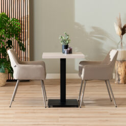 Bistro tafel Nils - 60 x 60 - Beige - Afbeelding 7