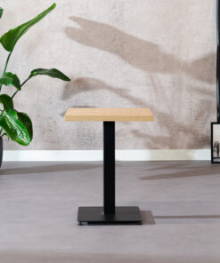 Alternative view of Bistrotafel Nils - 60 x 60 - Eiken