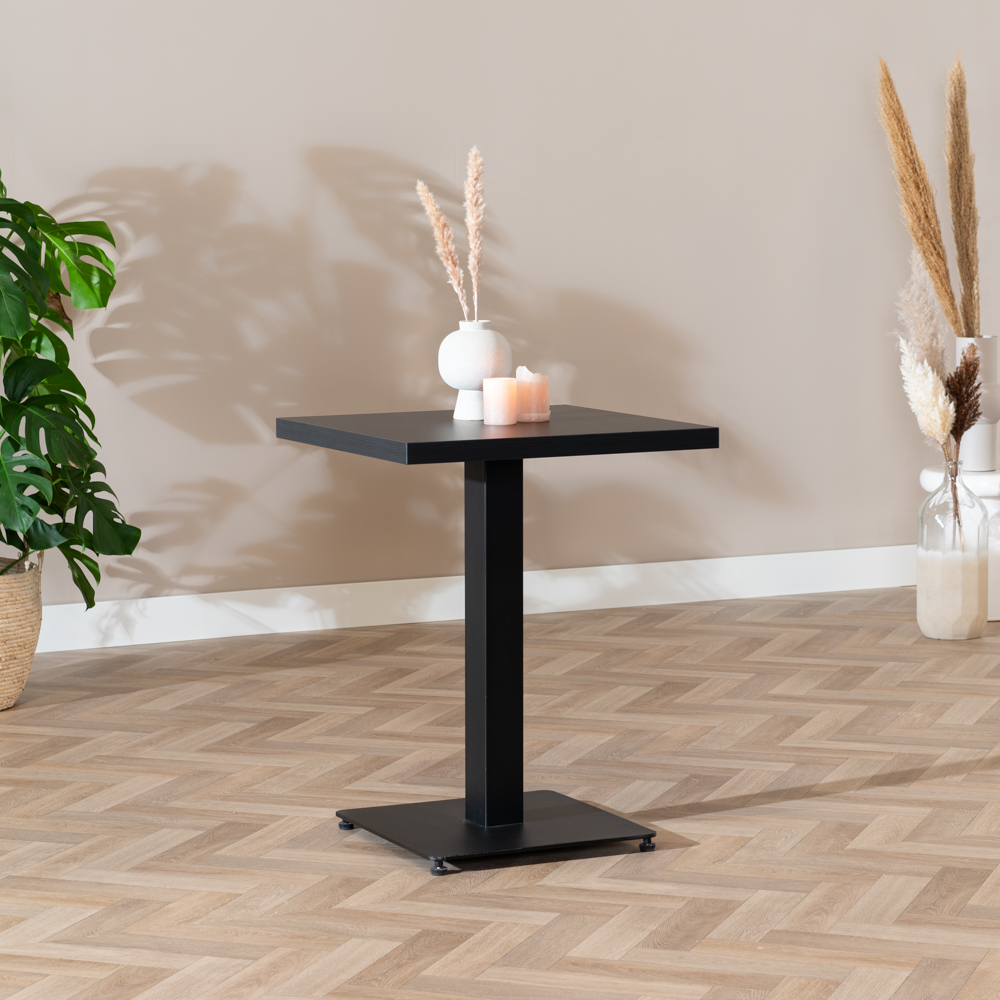 Bistro tafel Nils - 60 x 60 - Zwart - Afbeelding 6
