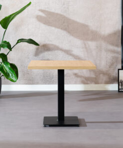 Alternative view of Bistro tafel Nils - 80 x 80 - Eiken