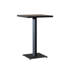 Bistro bartafel Nils - 70 x 70 - Zwart