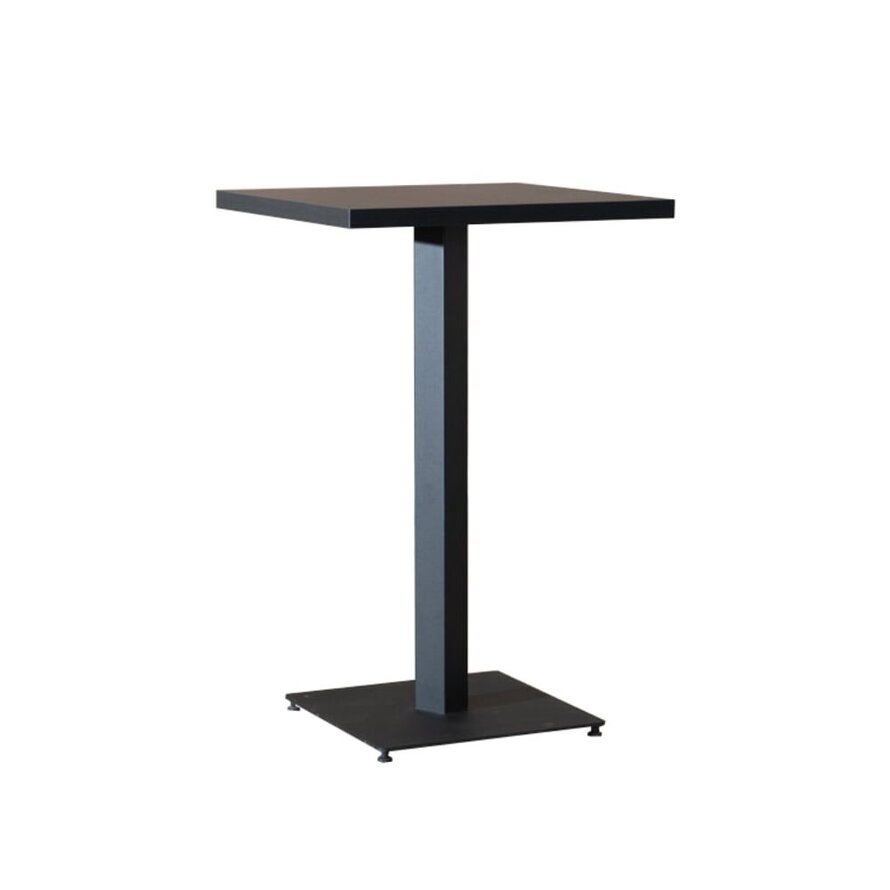 Bistro bartafel Nils - 70 x 70 - Zwart