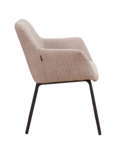 Stoel Sten Taupe zijkant