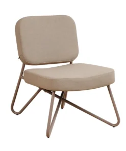 Fauteuil Viggo taupe gerecyclede stof