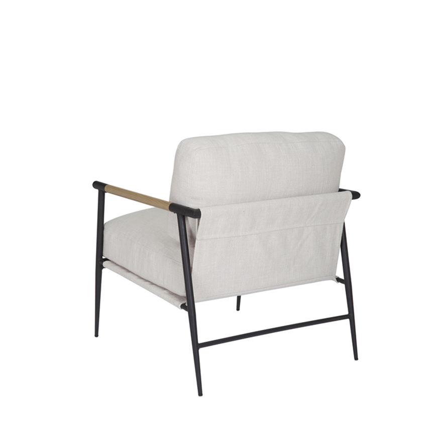 Fauteuil Jade linnen off white - Afbeelding 4