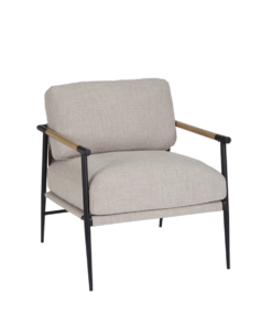 Fauteuil Jade linnen taupe