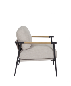 Alternative view of Fauteuil Jade linnen taupe