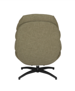 Alternative view of Fauteuil Palma draaibaar linnen olijfgroen