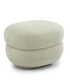 Hocker Mia chenille mintgroen