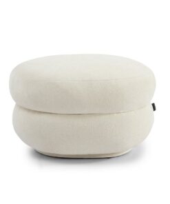 Hocker Mia chenille offwhite