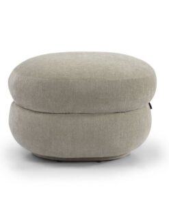 Hocker Mia chenille taupe