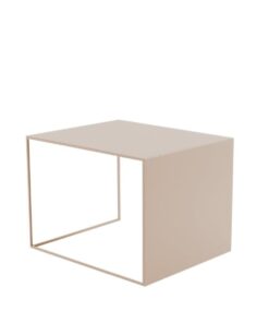 Bijzettafel Gianni metaal taupe 40 cm hoog