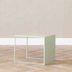 Bijzettafel Lucia metaal wit 34 cm hoog - Afbeelding 5