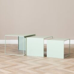 Bijzettafel Lucia metaal wit 34 cm hoog - Afbeelding 6
