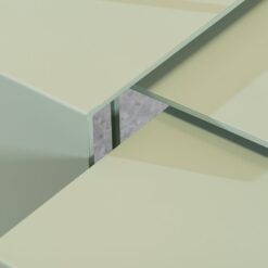 Bijzettafel Lucia metaal wit 34 cm hoog - Afbeelding 12