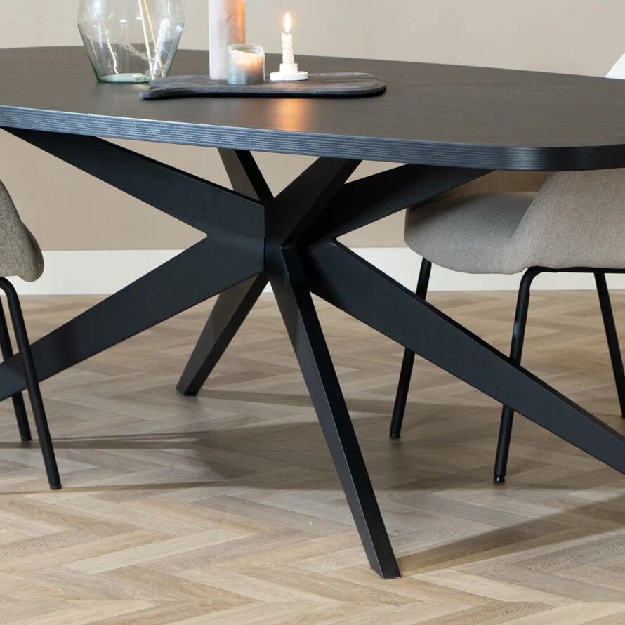 Tafel Dio Deens ovaal melamine zwart - Afbeelding 13