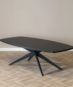 Tafel Dio Deens ovaal melamine zwart