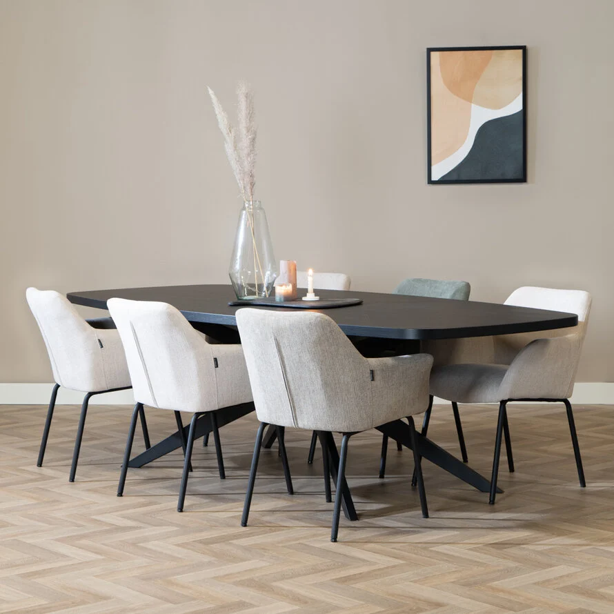 Tafel Dio Deens ovaal melamine zwart - Afbeelding 8
