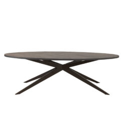 bronx71-eettafel-visgraat-zwart-ovaal-ilva-pvc-240