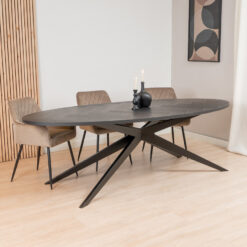 bronx71-eettafel-visgraat-zwart-ovaal-ilva-pvc-2403